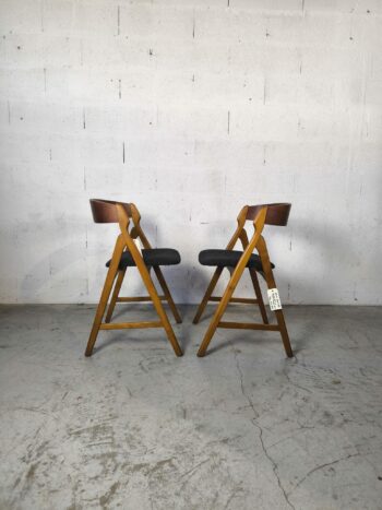 Paire de chaises à pieds compas – vue 2